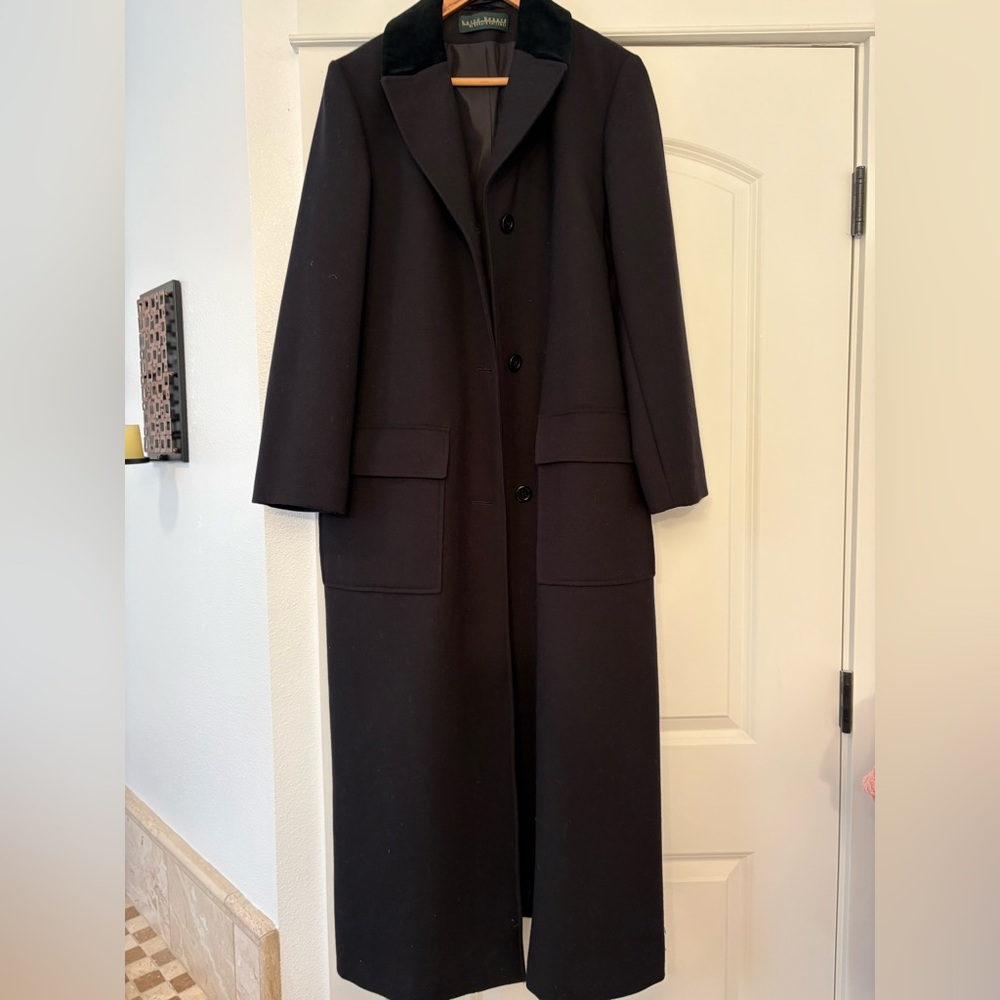 Harve Benard Classic Black Coat
